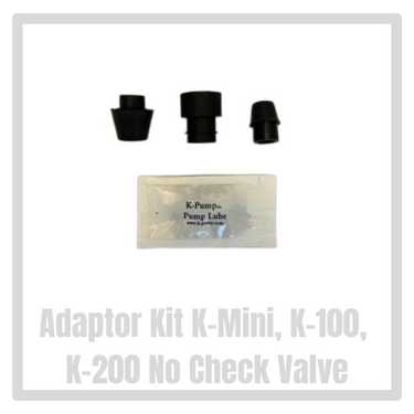 Adaptor Kit for Mini, K100, K200 (no check valve) – K-Pump